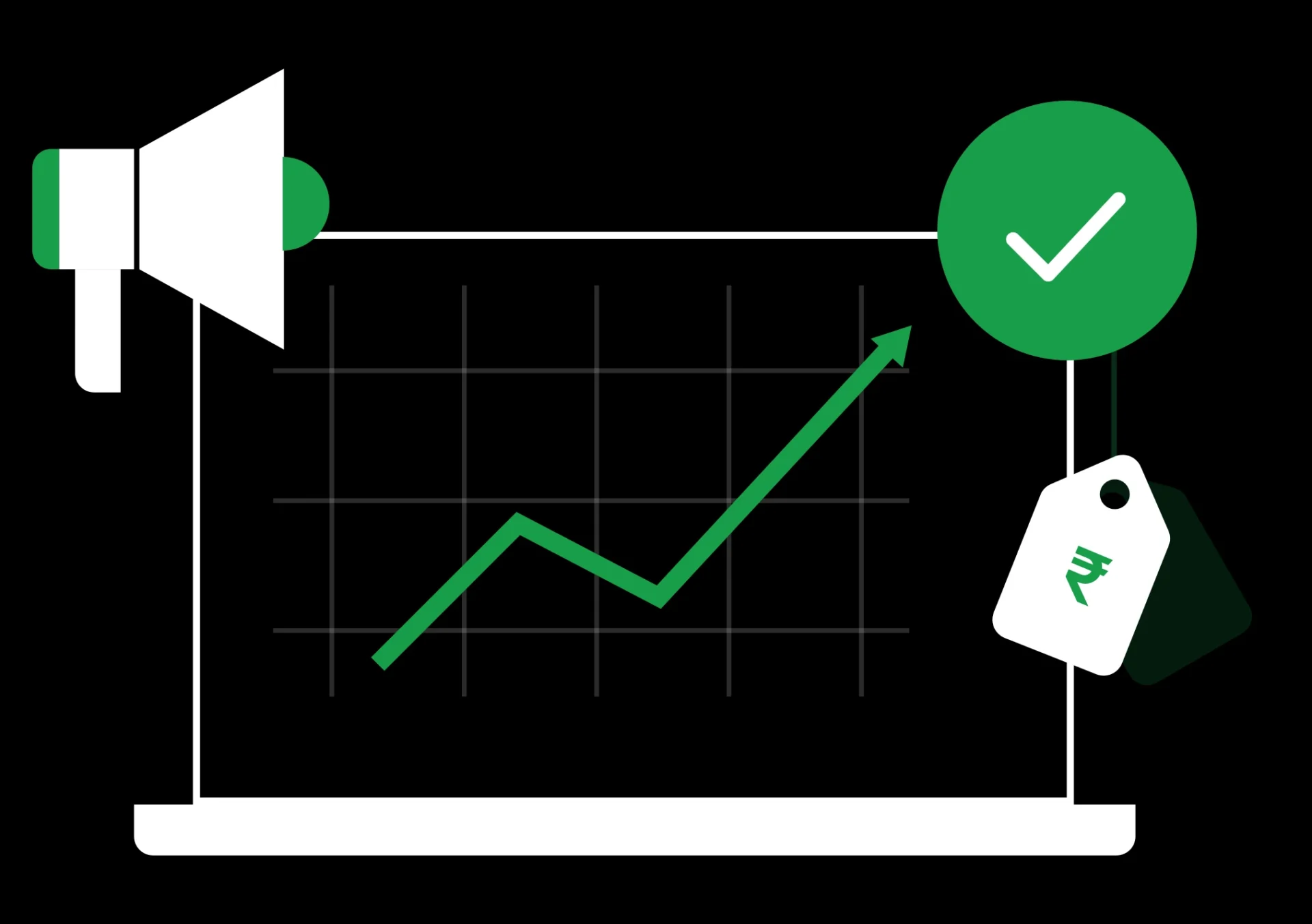 Performance Marketing Agency in kerala -dExito Branding ( graph image)