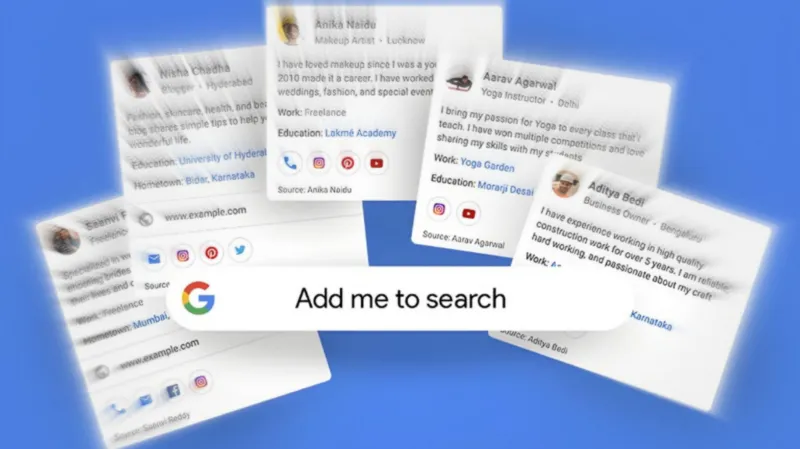 What is Add Me to Search?