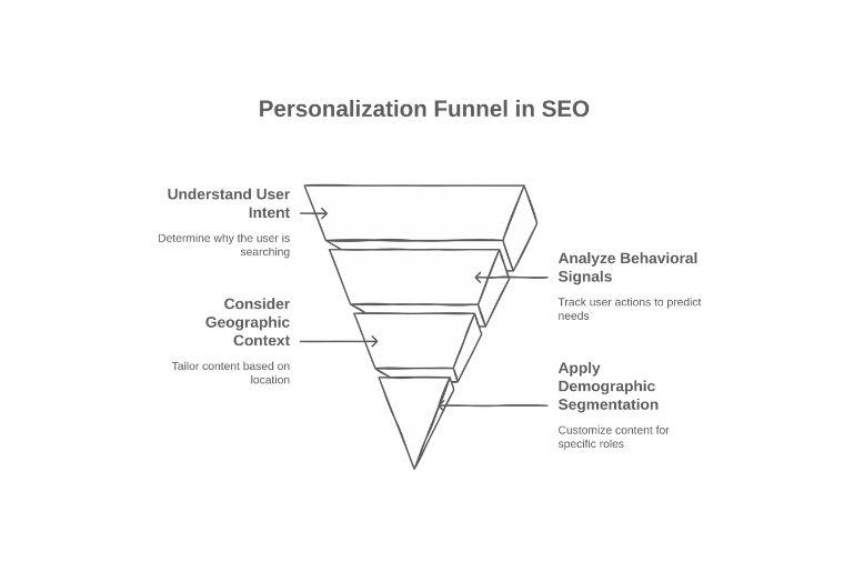 personalization funnel SEO